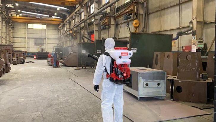 Güven Kepçe, fabrikalarını korona virüse karşı dezenfekte etti G4