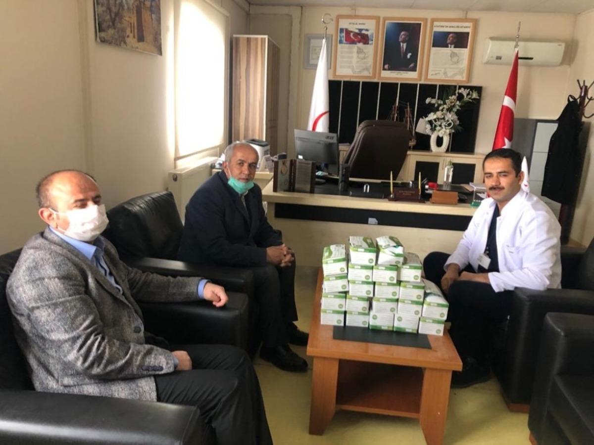 Başkan Ensari&rsquo;den sağlık &ccedil;alışanlarına moral ziyareti