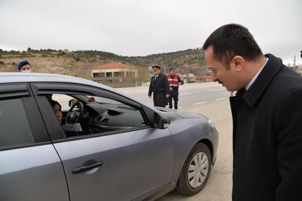 Vali Şent&uuml;rk, il girişindeki g&ouml;zlem noktalarını gezdi