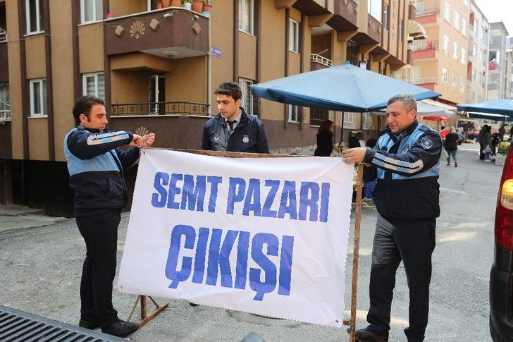 Canik’te pazar yerlerine kontrollü giriş G3