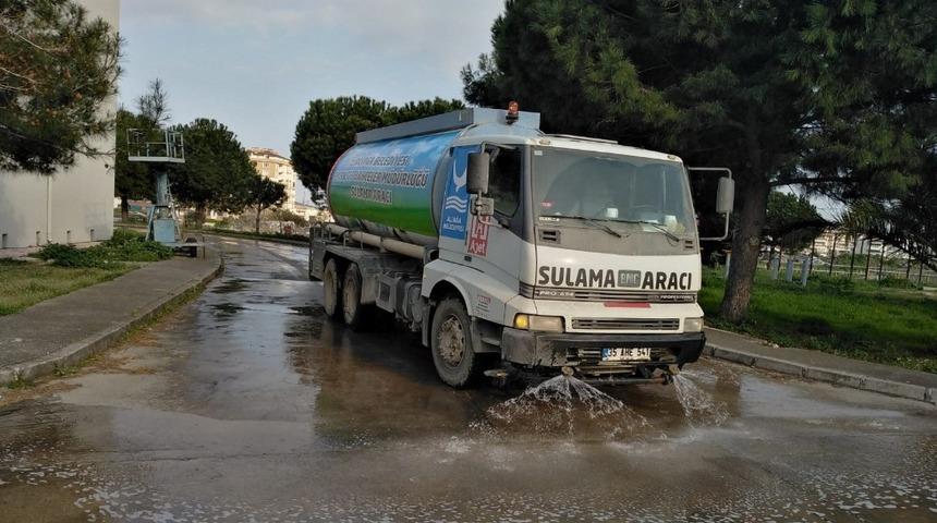 Dezenfekte &ccedil;alışmaları Aliağa genelinde devam ediyor