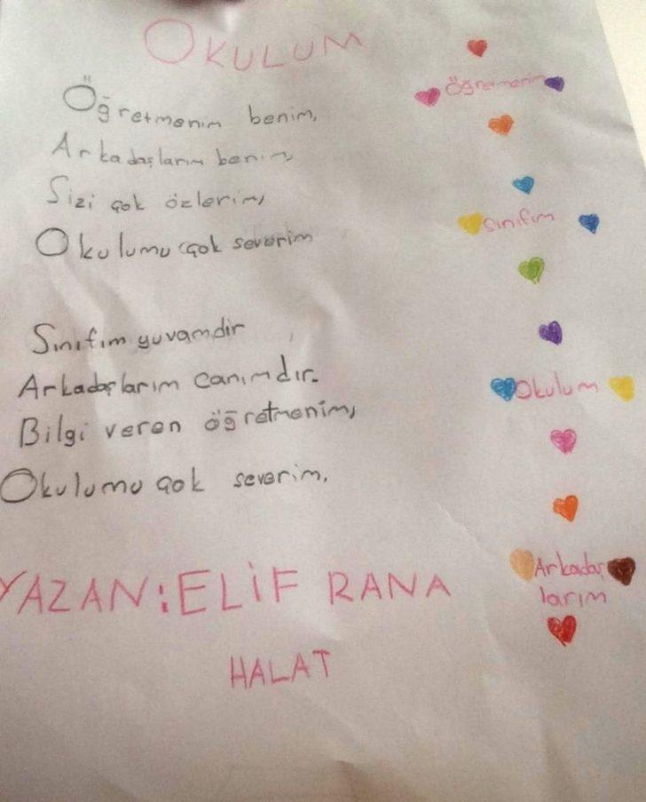 Okul hasretlerini şiirle dile getirdiler G3