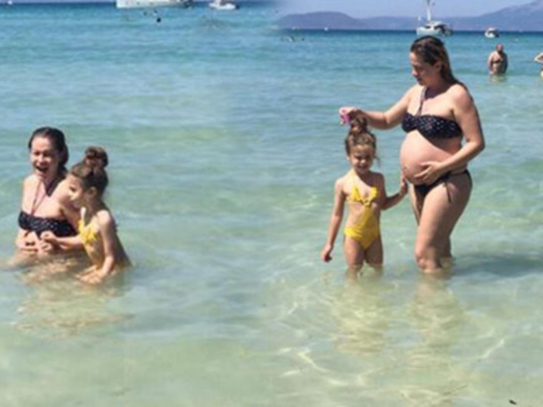 Yeliz Yeşilmen'in karnı burnunda