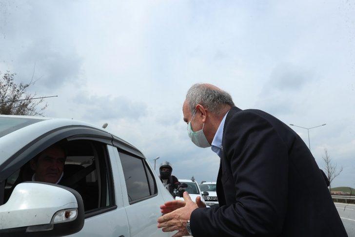 Kontrol noktalarını Vali kendisi denetledi G1