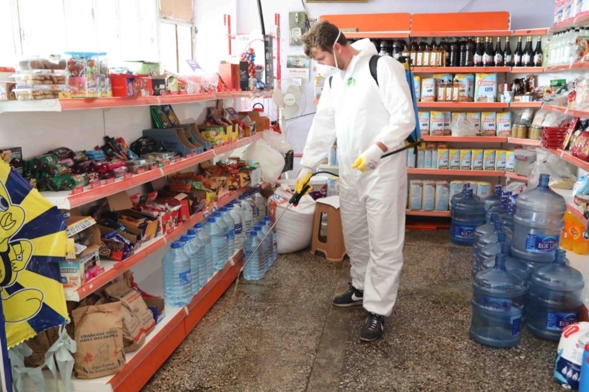 Bayraklı&rsquo;da 3 koldan dezenfeksiyon