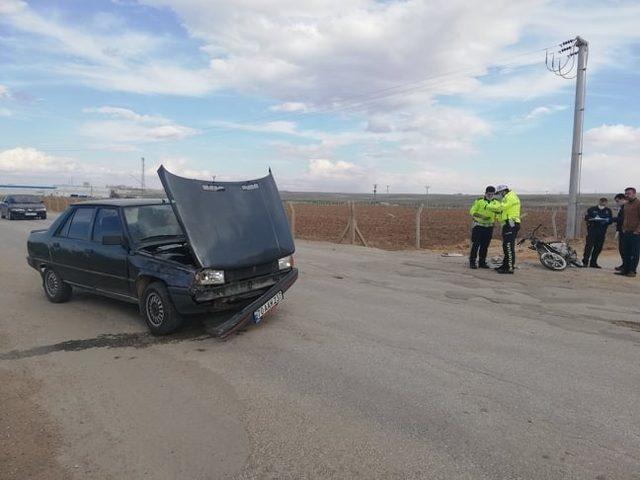 Karaman’da trafik kazası: 2 yaralı