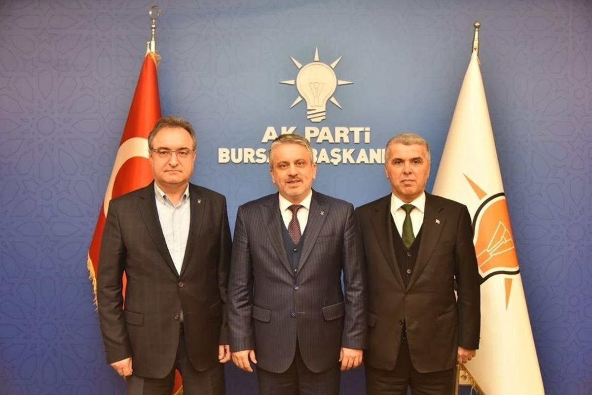 AK Parti Nil&uuml;fer, İneg&ouml;l ve Kestel il&ccedil;e başkanları g&ouml;revlerini devretti