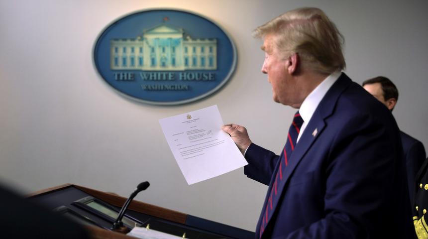 ABD Başkanı Trump'ın ikinci koronavir&uuml;s testi de 'negatif' &ccedil;ıktı