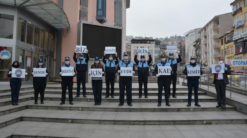 İzmit Zabıtasından &ldquo;Evde Kal İzmit&rdquo; &ccedil;ağrısı