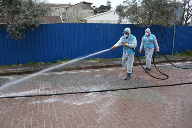 Sanayi Mahallesi dezenfekte edildi