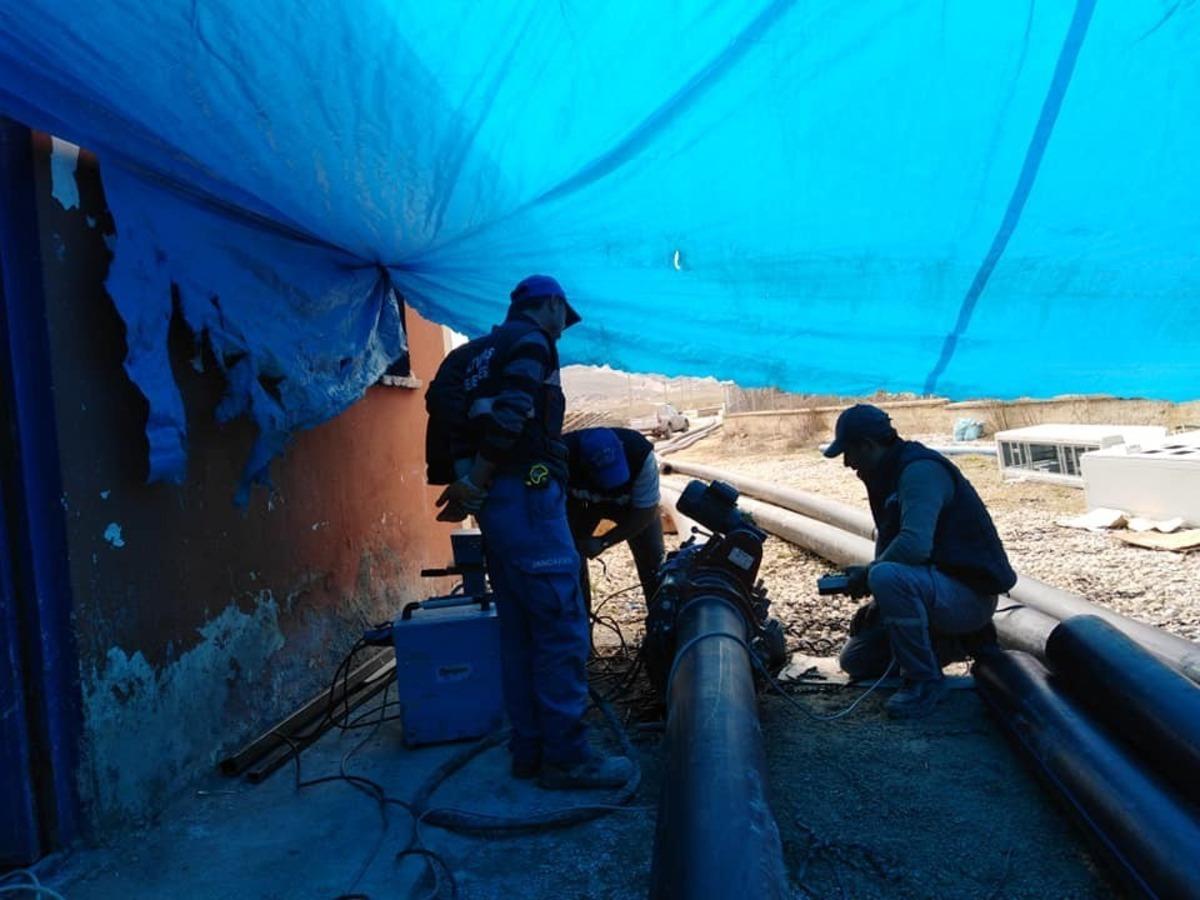 Altıntaş&rsquo;ta şebeke hattı yenileme &ccedil;alışmaları