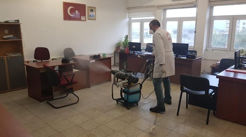 Iğdır Adliyesi&rsquo;nde korona vir&uuml;s tedbirleri