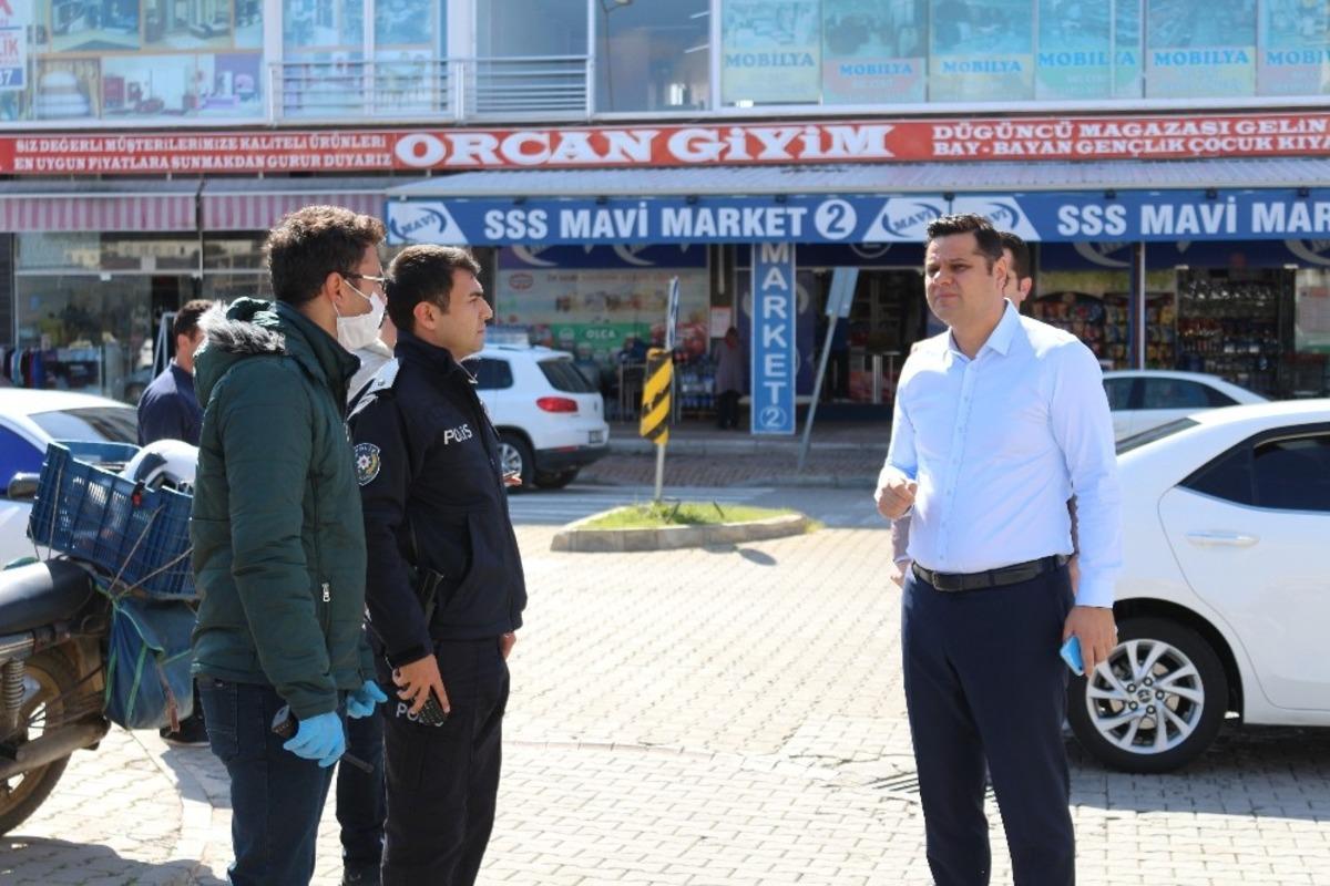 Gazipaşa Kaymakamı &Ouml;zt&uuml;rk pazarı denetledi