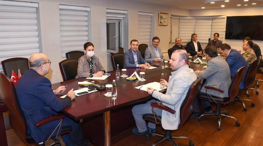 Vali Demirtaş m&uuml;lki idare amirleriyle bir araya geldi