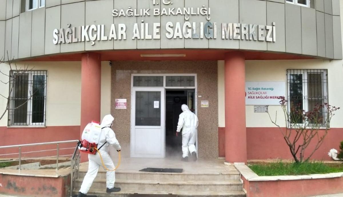Şahinbey&rsquo;de sağlık merkezleri dezenfekte edildi