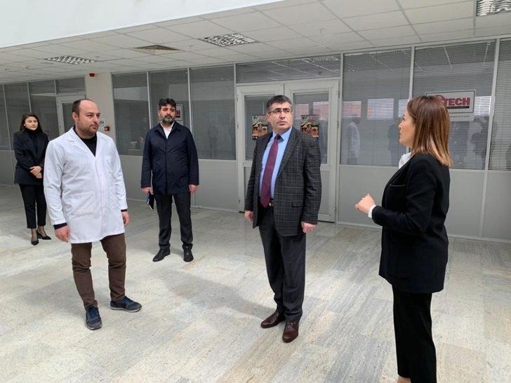 Rektör Prof. Dr. Semih Aktekin Kapadokya Teknopark’ta incelemelerde bulundu G2