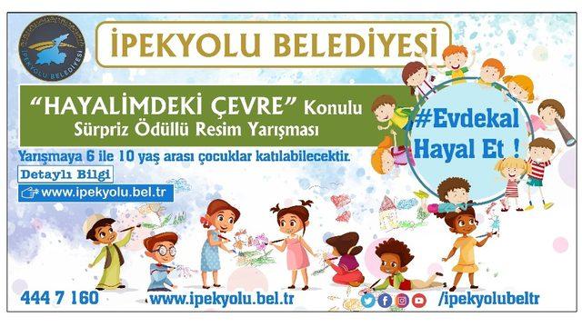 İpekyolu Belediyesinden “hayalimdeki çevre” konulu resim yarışması