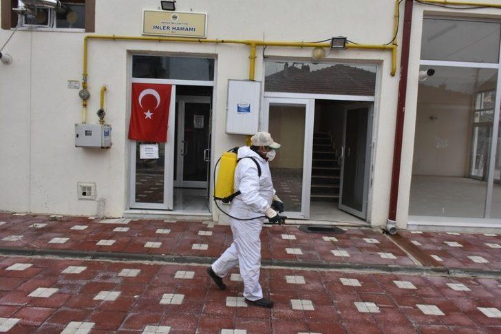 İnönü Belediyesi salgına karşı gece gündüz çalışıyor G1