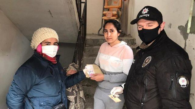 Merzifon’da nakdi yardımlar evlere ulaştırılıyor