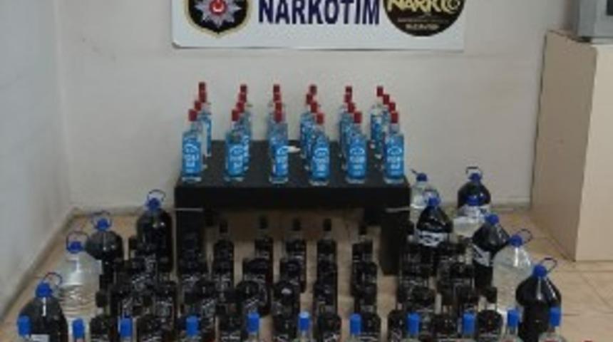 Gaziantep&rsquo;te ka&ccedil;ak ve sahte alkol operasyonu