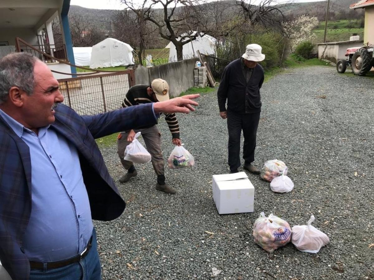 P&uuml;t&uuml;rge il&ccedil;esinde gıda yardımı yapıldı