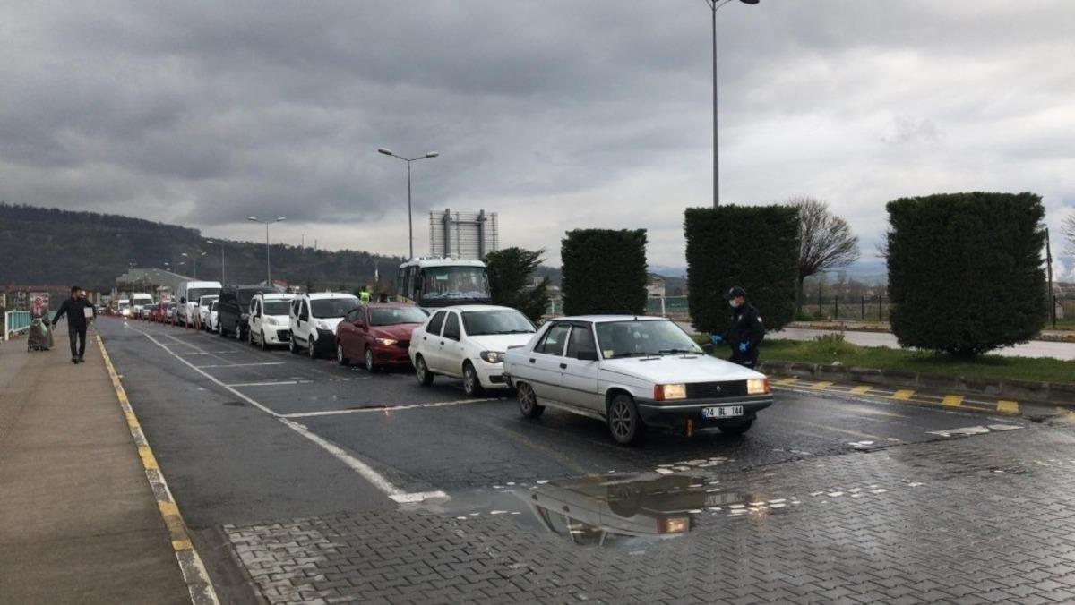 &Ccedil;aycuma&rsquo;ya giriş &ccedil;ıkışlar kontrol altına alındı