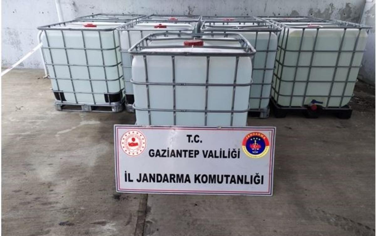 Gaziantep&rsquo;te sahte dezenfektan operasyonu