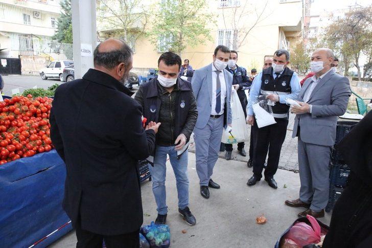 Haliliye’de semt pazarlarında salgına karşı önlem alınıyor G3
