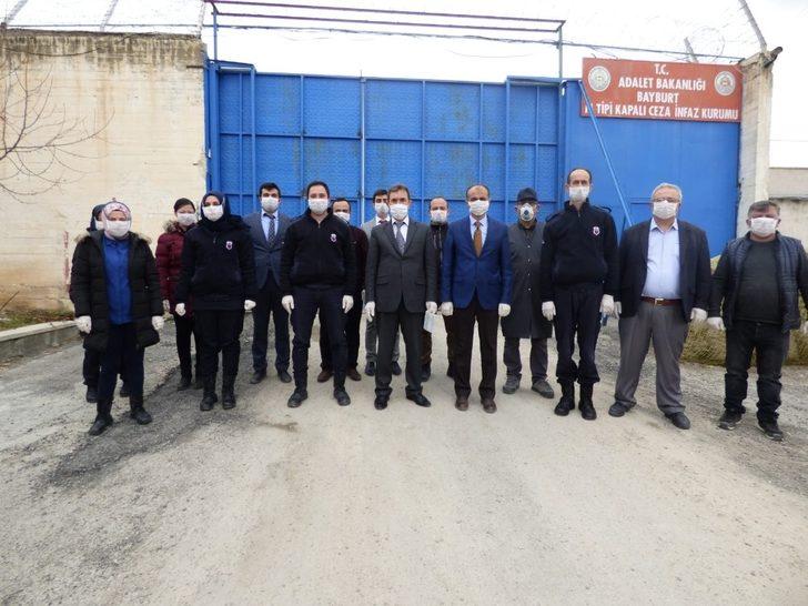 Bayburt M Tipi Kapalı Ceza infaz Kurumu’nda Kovid-19 tedbirleri G1