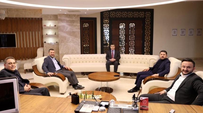 AK Parti heyeti, NEV&Uuml; Rekt&ouml;r&uuml; Aktekin&rsquo;e ziyaret