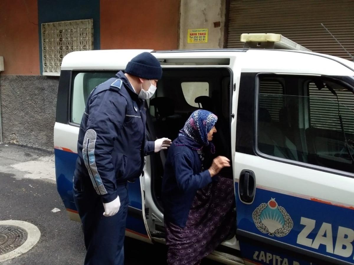 B&uuml;y&uuml;kşehir Zabıta evde kalan yaşlıları unutmadı