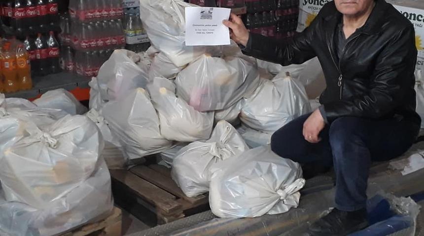 Salihli Selendililer Derneğinden gıda kolisi desteği