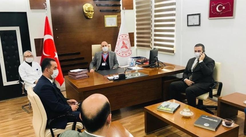 Şireci&rsquo;den Meng&uuml;cek Gazi Eğitim ve Araştırma Hastanesine ziyaret
