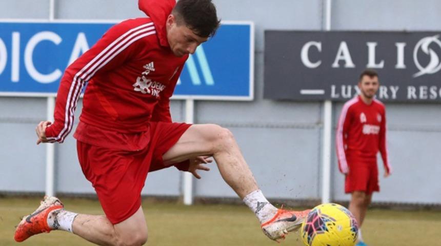 Mert Hakan Yandaş, Rıza &Ccedil;alımbay ile idman yaptı