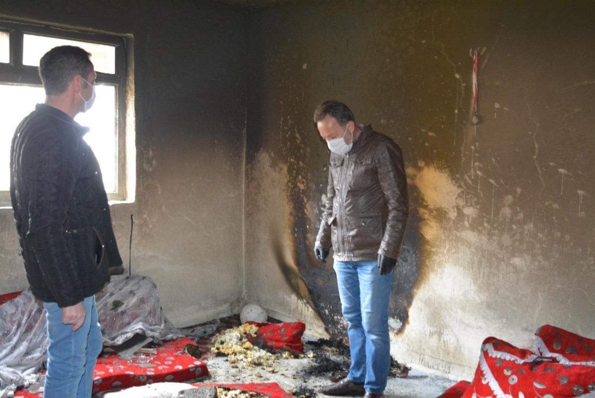 Valilik SYDV a&ccedil;ıkta kalan Er ailesine yardım eli