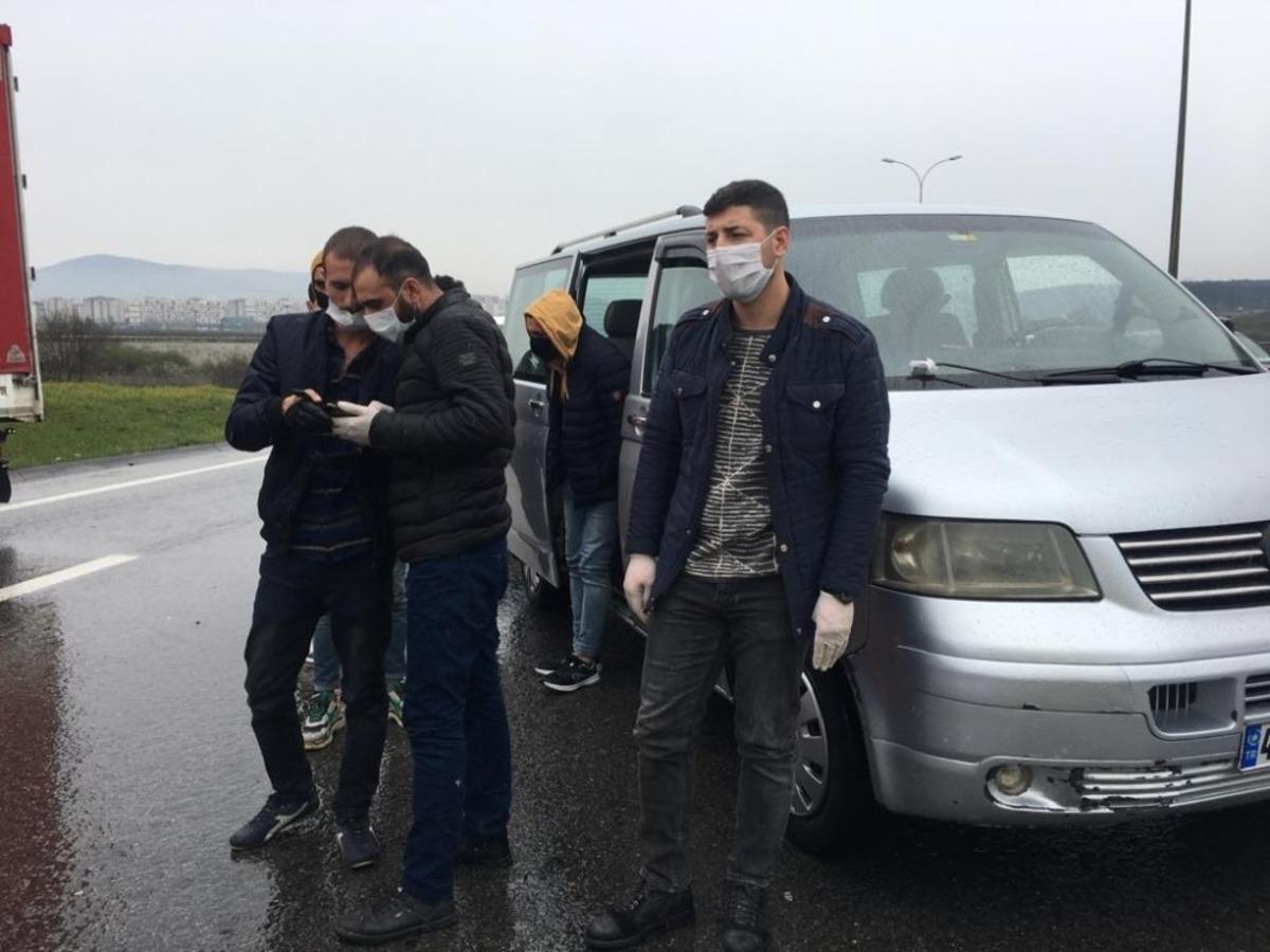 Koronavir&uuml;s denetimlerinde 'pes' dedirten g&ouml;r&uuml;nt&uuml;