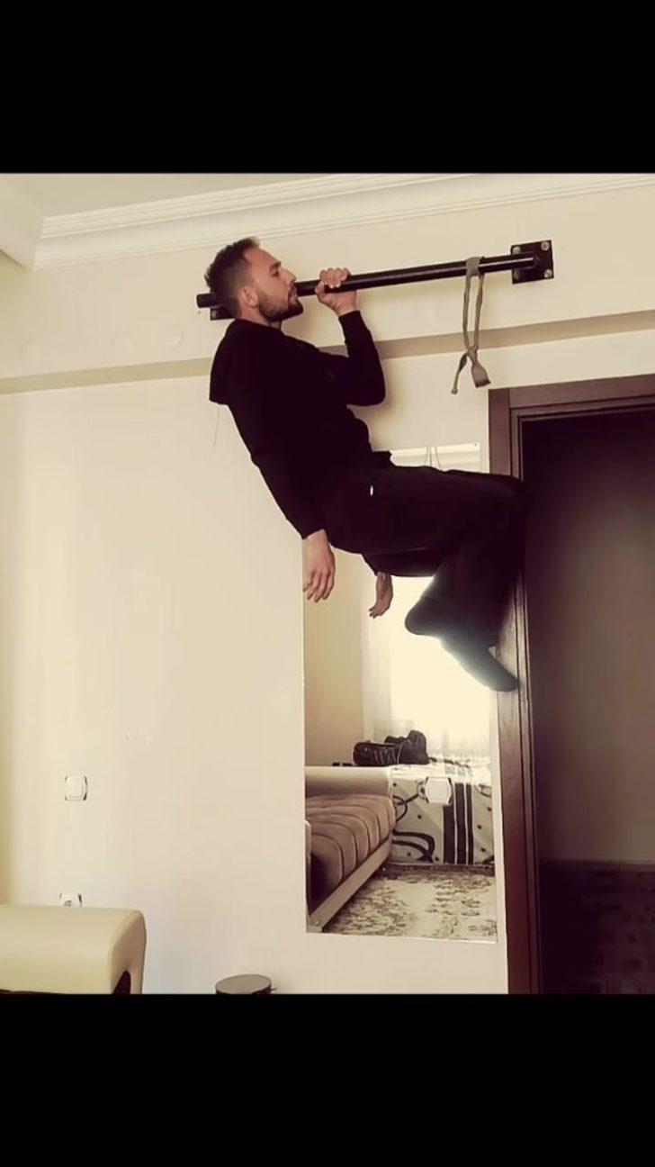 Bilek Güreşçiler, evlerinin çatılarında çalışıyorlar G2