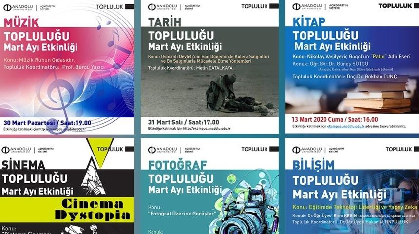 &ldquo;&Ccedil;evrimi&ccedil;i &Ouml;ğrenci Toplulukları&rdquo; ile &ouml;ğrenciler evlerinden &ccedil;ıkmadan sosyalleşebiliyor