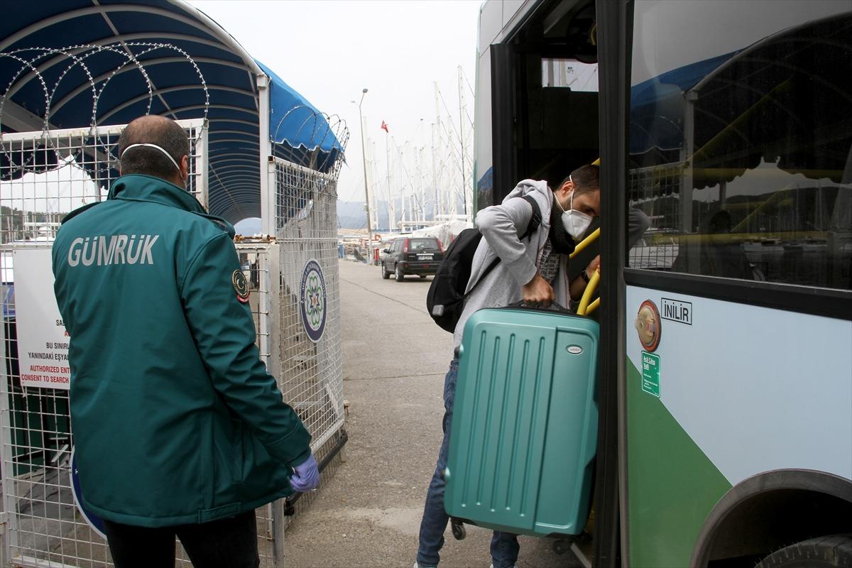 Muğla'da yurt dışından getirilen 9 iş&ccedil;i yurda yerleştirildi