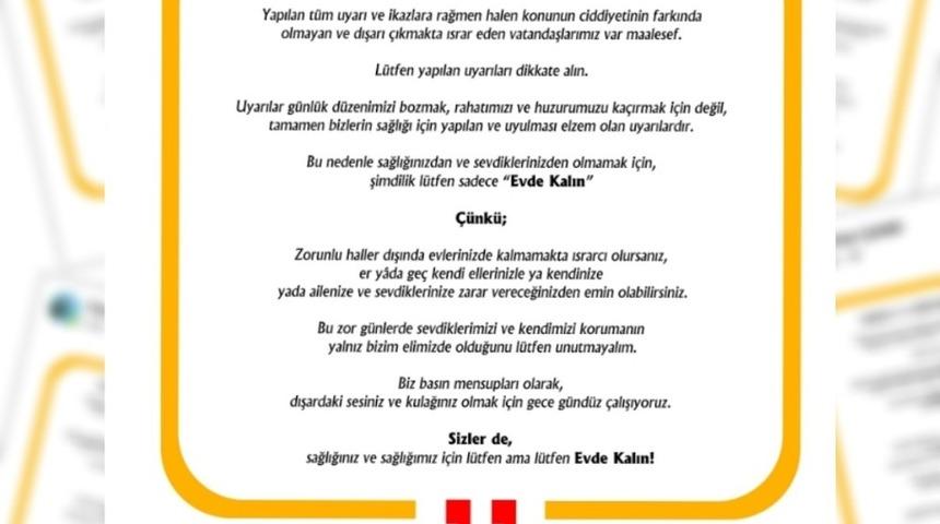 Bitlis basınından &lsquo;evde kal&rsquo; &ccedil;ağrısı