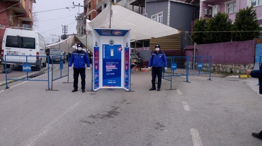 Dilovası&rsquo;nda pazar giriş ve &ccedil;ıkışları kontrol altına alındı