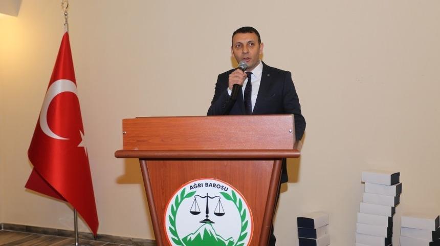 Ağrı Barosu Başkanı Aydın: “Avukat, adaletin vatandaşla kurduğu köprüdür”