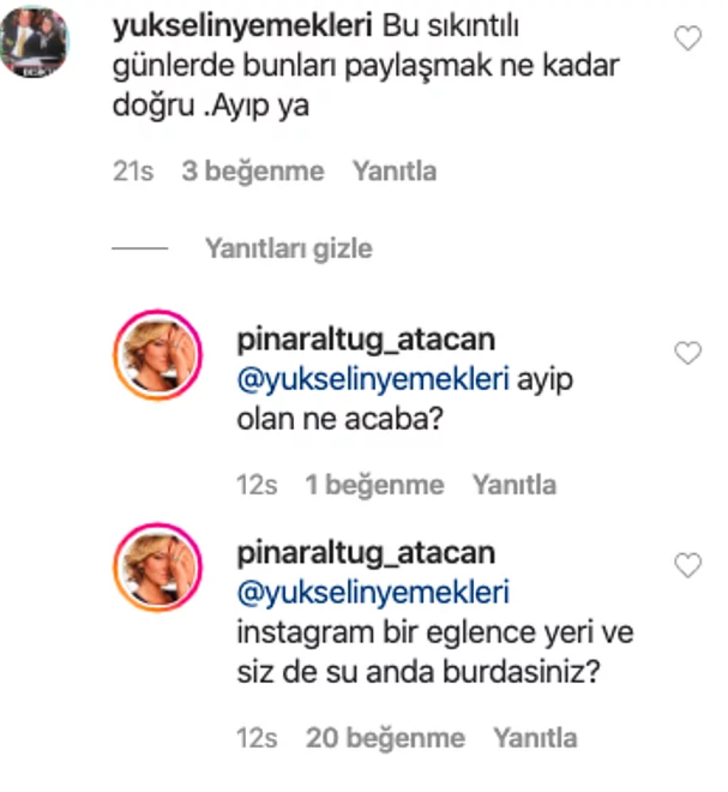 Pınar Altuğ takipçilerine öyle yanıtlar verdi ki... 'Ayıp olan ne?' G4