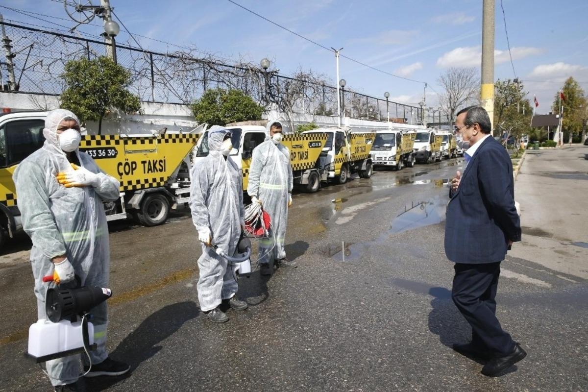 Başkan Batur&rsquo;dan personele moral ziyareti