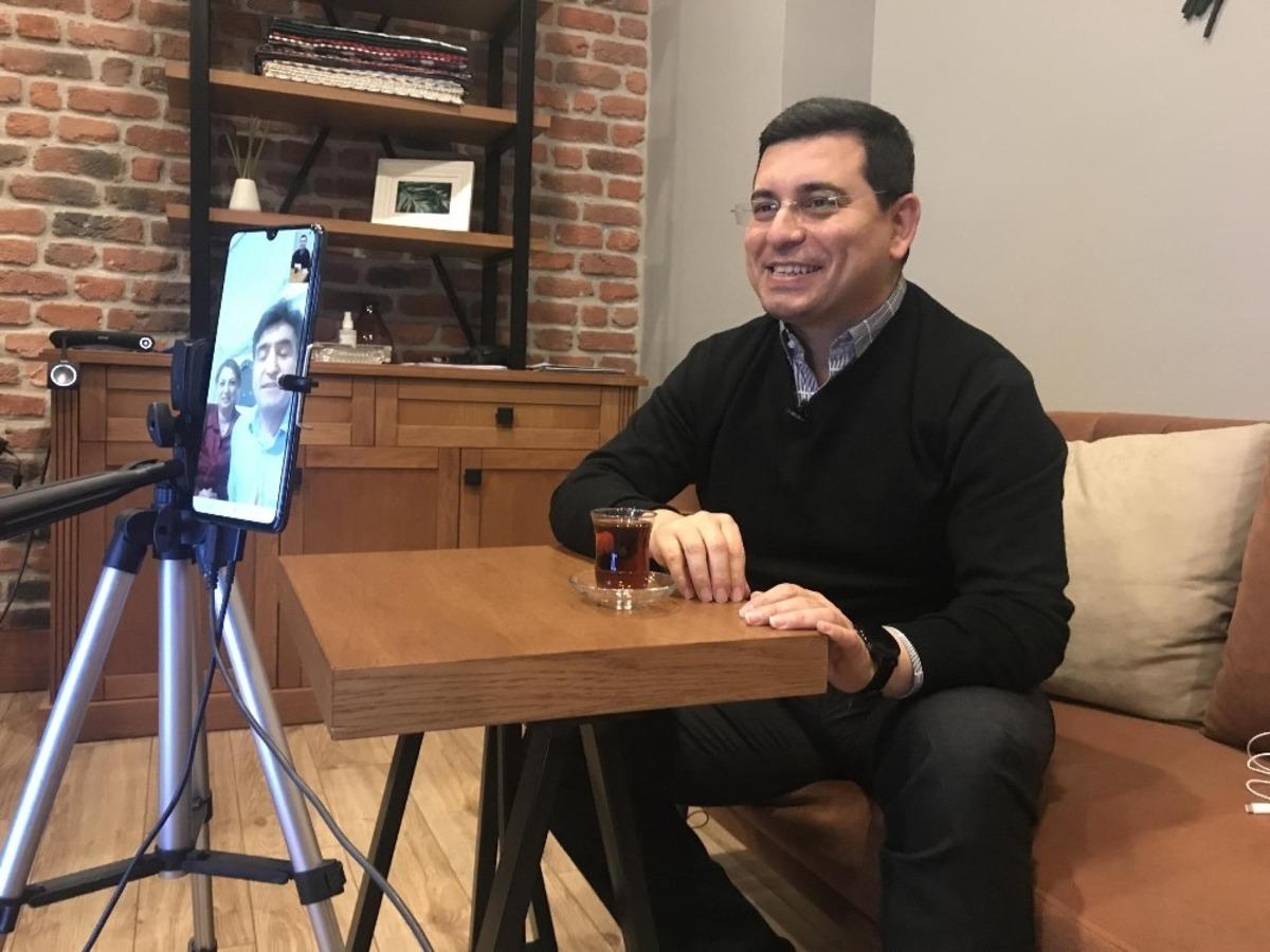 Başkan T&uuml;t&uuml;nc&uuml;&rsquo;den hemşehrilerinin evlerine sanal ziyaret