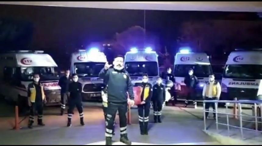 Aydınlı sağlık&ccedil;ılar &lsquo;Evde Kal&rsquo; dedi