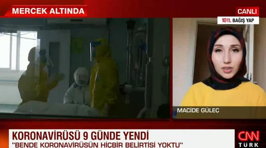 Koronavir&uuml;s&uuml; 9 g&uuml;nde yendi, yaşadıklarını canlı yayında anlattı