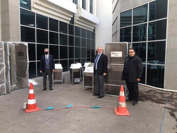 Edremit’te hijyen kabinleri kuruluyor G2