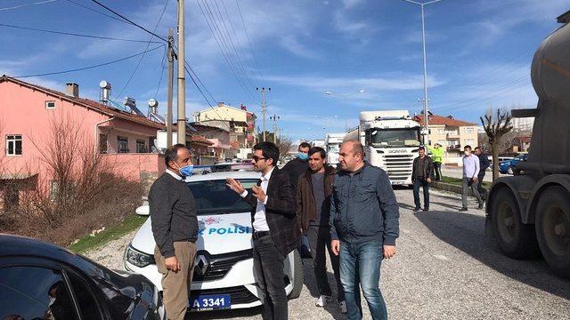 Kaymakam Köroğlu yol kontrol çalışmalarını denetledi