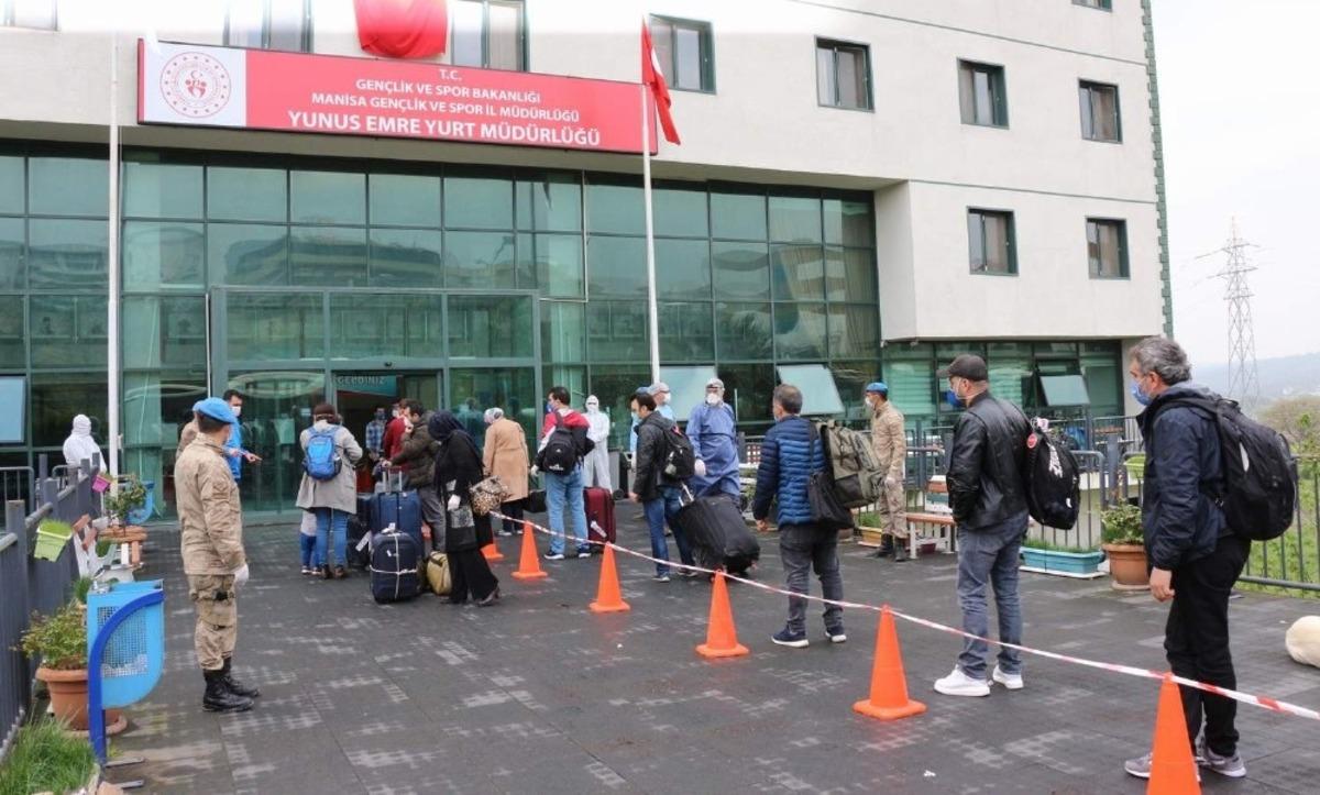 Cezayir&rsquo;den gelen 299 kişi Manisa&rsquo;da karantinaya alındı